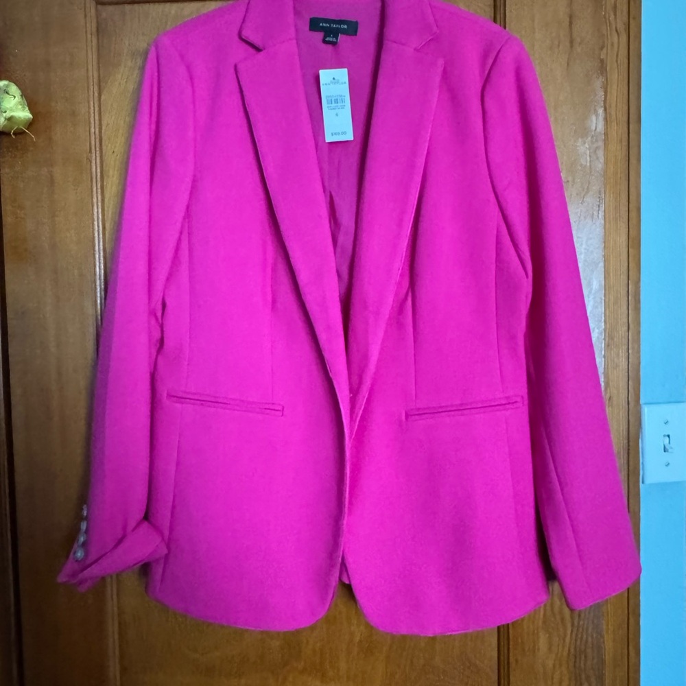 Ann Taylor NWT Women's Pink Blazer